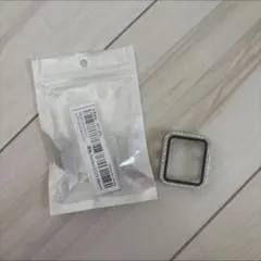 Apple Watch ケース 38mm用 シルバー ラインストーン