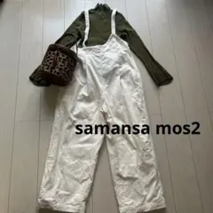 samansa mos2 コーデュロイサロペット 【お値下げしました】‼︎