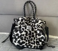 新品 クラシカルエルフ ショルダーバッグ 2way 黒 ヒョウ柄