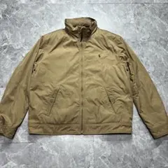 ラルフローレン　ブルゾン　2way フード　ジップ　ジャンパー　ベージュ　L