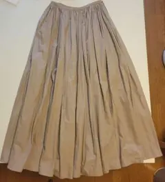 moussy　コットンマキシフレアスカート　sizeM