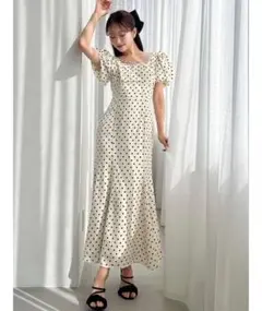 RESEXXY バブルスリーブマーメイドワンピース