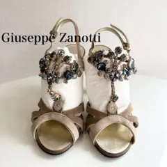 Giuseppe Zanotti ジュゼッペザノッティ ビジュー サンダル 36のサムネイル