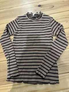 GU キッズ ボーダー 長袖カットソー 130cm最終価格