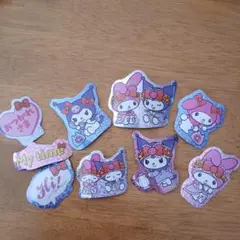 マイメロディ キラキラシール 8枚セット