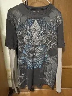 MMA elite Tシャツ ロンＴAffliction サーマル SK8