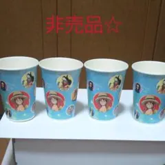 ワンピース  パーティー紙コップセット