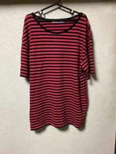 CAMBIO Jih Nunc ボーダーT レッド×ブラックのサムネイル