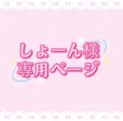 しょーん様専用ページ
