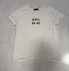 A.P.C. 19-87 ロゴ Tシャツ ホワイト Sのサムネイル