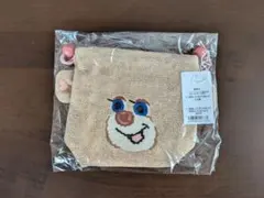 新品・未開封　ドアップテディガール　巾着