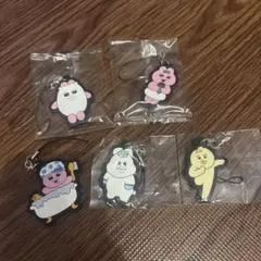 おぱんちゅうさぎ んぽちゃむ きみまろ ストラップ 5個セット