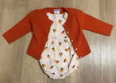 jacadi ロンパース&カーディガンセット　74cm