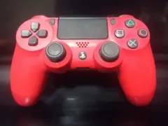 【PS4】ワイヤレスコントローラー 【レッド】
