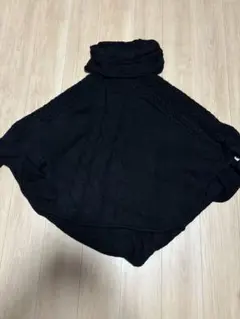 MURUA ニットポンチョ　ケープ