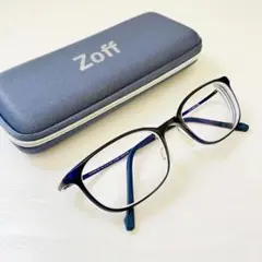 Zoff】SMART SKINNY BIG SHAPE 伊達メガネ 度なし - メルカリ