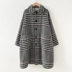 美品✨GRANDMA MAMA DAUGHTER toro ロングコート　千鳥柄 2025年最新】グランマママドーター コートの人気アイテム - メルカリ