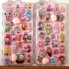 LABUBU ぷっくりおしりシール　 (夜光) 2枚セット【800円】