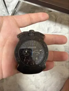 GAGA MILANO クロノグラフ 8012.01 ブラックのサムネイル