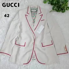 グッチ 19SS テーラードジャケット 金ボタン 総裏 ホースビット GGのサムネイル