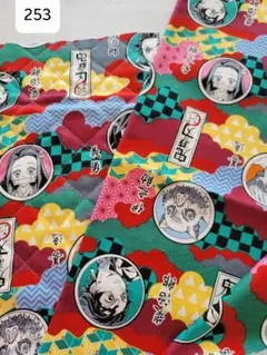 布253 鬼滅の刃　ハギレ　11枚セット　キルト&オックス