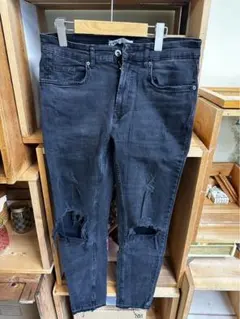 ZARA ダメージ加工 スキニーデニムパンツ USA 31