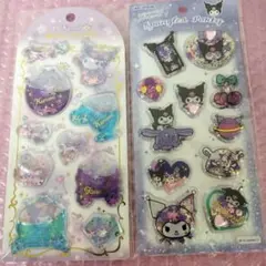 サンリオ クロミ ウォーターシール　スパンコールパーティーシール