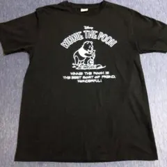 Disney ウィニー・ザ・プー Tシャツ L 黒