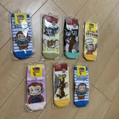 レディース　女の子　男の子　靴下　新品　おさるのジョージ トムとジェリーのサムネイル