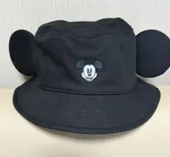ミッキーマウス バケットハット ブラック