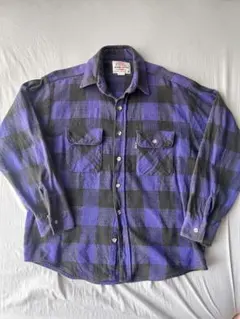 リーバイス　アラスカシャツ　ブロックチェック 90s ボロ　usa製
