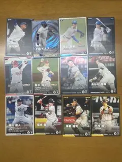 プロ野球ファンスターズリーグカード12枚