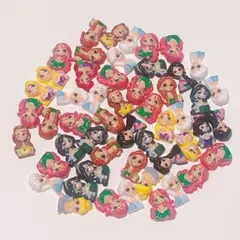 ディズニープリンセス キャラクター ネイルパーツ デコレーション レジン セット