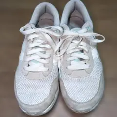 NIKE エアマックス ホワイト/ベージュ スニーカー25cm