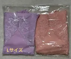 レース装飾ハイウエストサニタリーショーツ2枚セット　介護　尿もれ