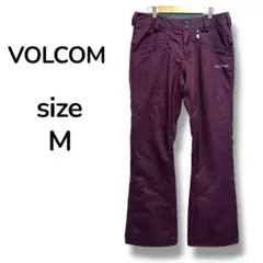 VOLCOM ボルコム スノーボードウェア レディース パンツ ワインレッド M