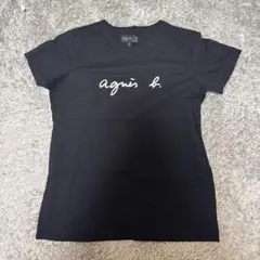 agnis b. ブラック Tシャツ サイズ1