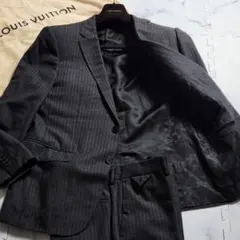 LOUIS VUITTON ルイヴィトン スーツ ネイビー 裏地総ダミエ XL - メルカリ