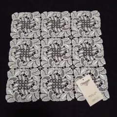 【再販・近沢レース・Chikazawa】ホワイト系・花柄レース(ドイリー)