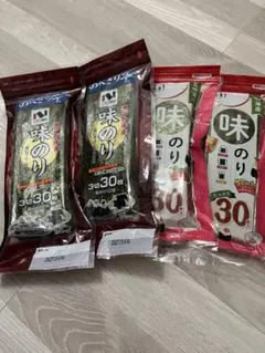 ニコニコのり 味のり 大森屋 味のり 3切30枚 4袋セットのサムネイル