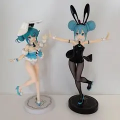 初音ミク バニー 白うさぎパールカラーver. フィギュア ２体セット