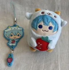 【お値下げしました】すとぷり ころんぬいぐるみキーホルダー・ラバーストラップ