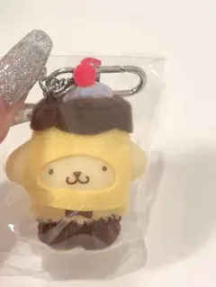 サンリオ ちびっとも　ポムポムプリン キーホルダー