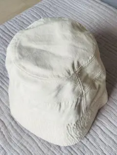 アイボリー バケットハット　無地　夏用