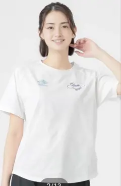 UMBRO シナモロール コラボ 半袖Tシャツ ホワイト サンリオのサムネイル