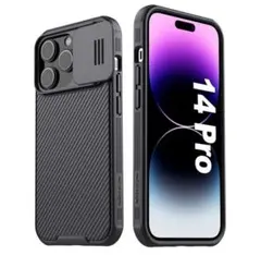 iPhone14 Pro スマホケース ブラック ワイヤレス充電 スマホカバーのサムネイル