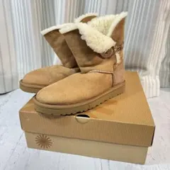 【箱付き】UGG アグ ベイリーボタン ショートブーツ 24.0
