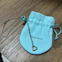 Tiffany オープンハートネックレス