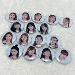 【NiziU】缶バッジ 16個セット step and a step 公式 美品