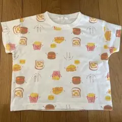 ベビー服 O.S.KIDS 半袖Tシャツ 90cm ハンバーガー柄